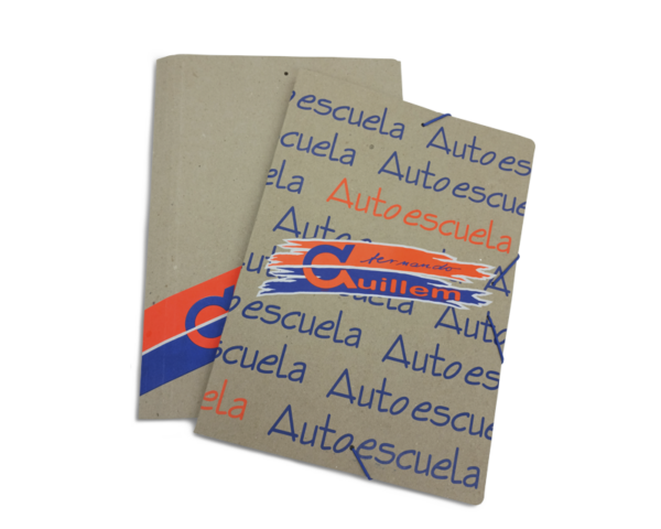 Eco folder A4 format with elastic bands