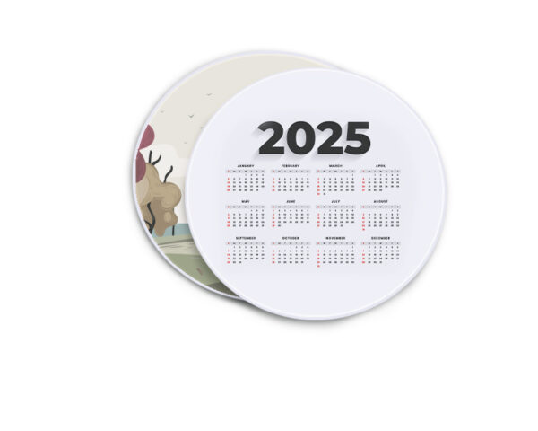 Vinyl mouse pad circular
