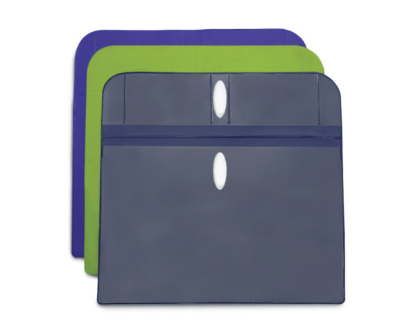 Prescription holder with flap and velcro fastener