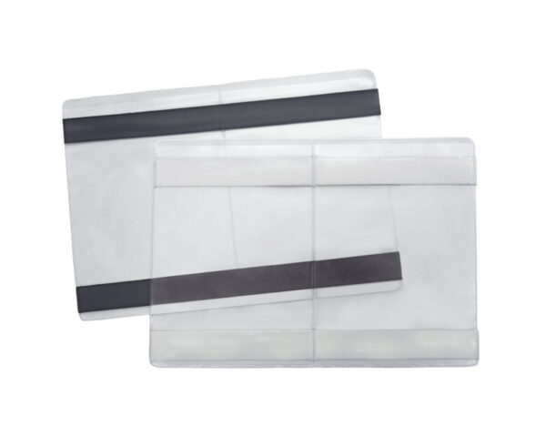Cover with magnetic strip