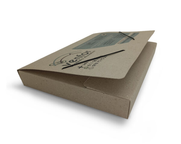 Eco briefcase with elastic bands A4 format